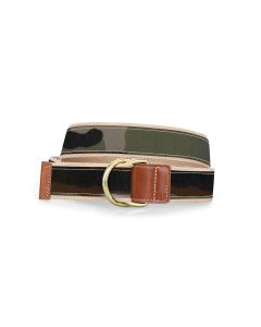 Barrington D-Ring Belt - Green Camo