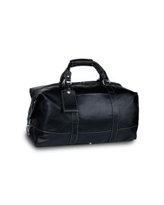 Captain's Bag - Black Florentine Leather