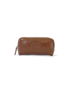 Highclere Accessory Case - British Tan Florentine Leather