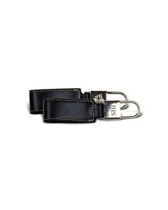 Chapman Key Fob - Black Florentine Leather