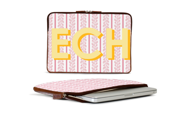 Buchanan 13'' Laptop Case - Fenwick Fields - Printed Monogram