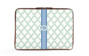 Buchanan 15'' Laptop Case - Fenwick Fields - Printed Monogram