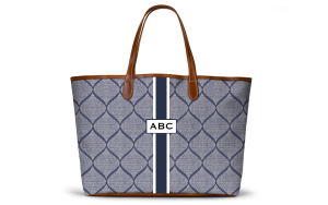 St. Anne Tote - Monogram Stripe