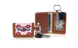 Kent Keyring Wallet - Monogram Stripe