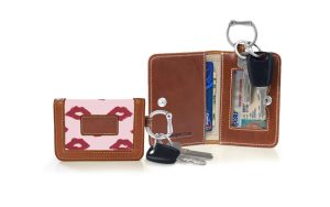 Kent Keyring Wallet - Leather Patch