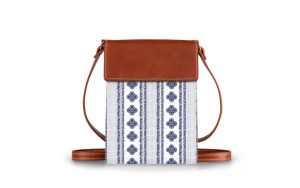 Peyton Phone Crossbody - Leather Patch