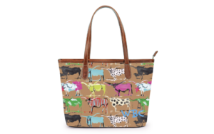 Sutton Zippered Small Tote - Drawbertson - Printed Monogram