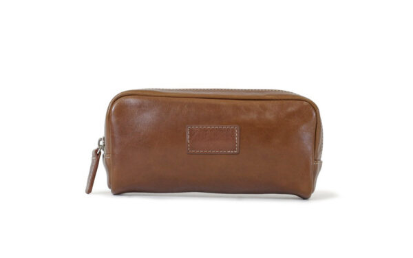 Highclere Accessory Case - British Tan Florentine Leather