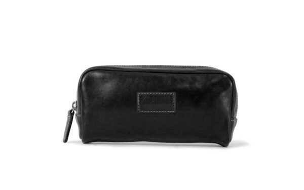 Highclere Accessory Case - Black Florentine Leather