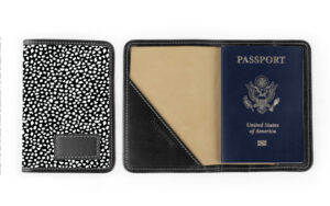 Glasgow Passport Case - Leather Patch