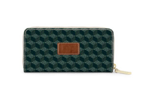 Crosby Zipper Wallet - Leather Patch