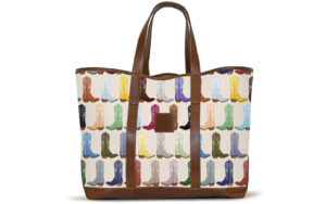 St. Charles Yacht Tote - Leather Patch