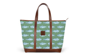 St. Charles Trolley Sleeve Yacht Tote - Leather Patch