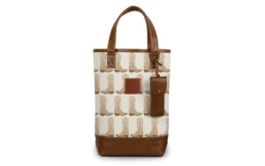 Westport Wine Tote - Leather Patch