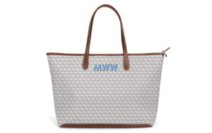 St. Anne Zippered Tote - Printed Monogram