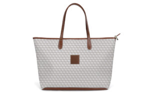 St. Anne Zippered Tote - Leather Patch