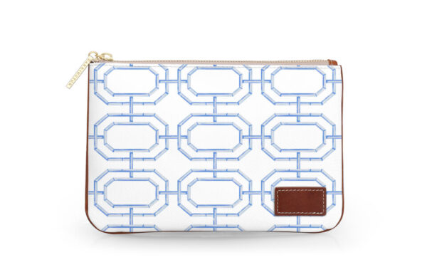 Everyday Essentials Pouch - Fenwick Fields - Leather Patch