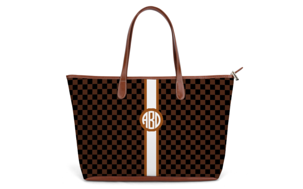 St. Anne Zippered Tote - Gameday - Stripe Only