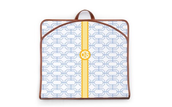 Gatwick Garment Bag - Fenwick Fields - Printed Monogram