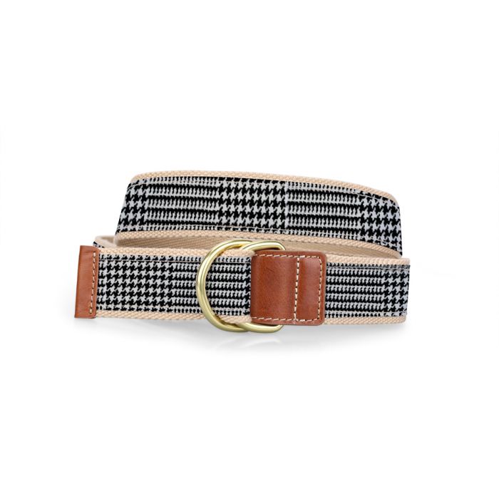 Barrington D-Ring Belt - Glen Plaid