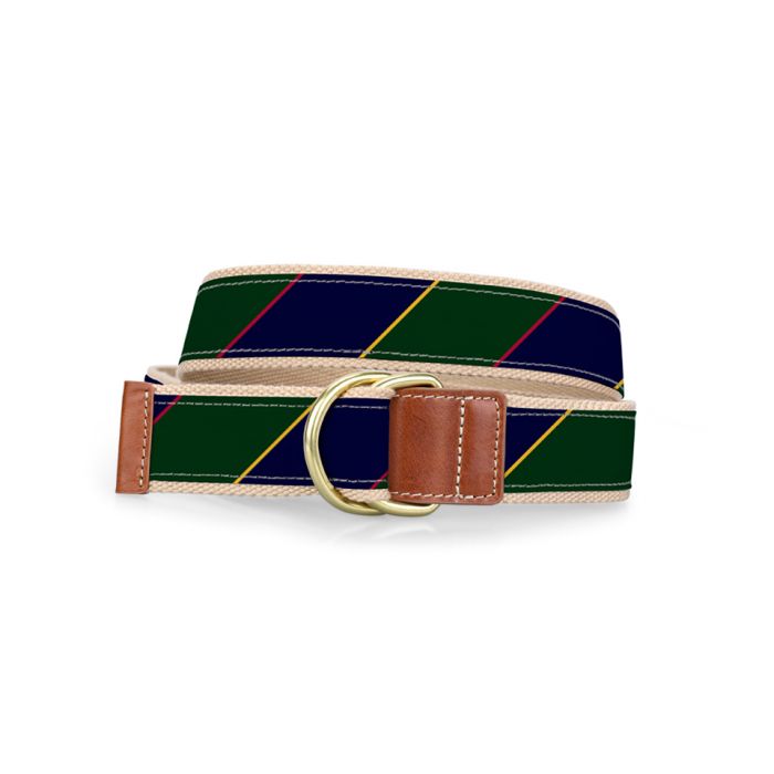 Barrington D-Ring Belt - Repp Stripe