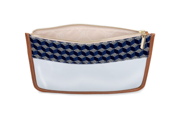 Clear Katie Pouch - Gameday - Printed Monogram - Image 2