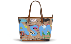 Savannah Zippered Tote - Drawbertson - Printed Monogram