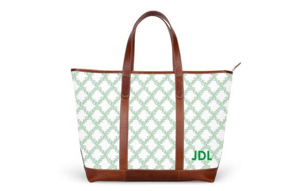 St. Charles Zippered Yacht Tote - Fenwick Fields - Pattern Only