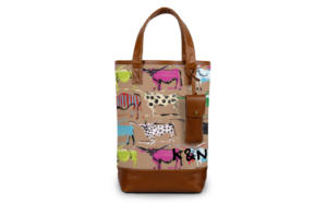 Westport Wine Tote - Drawbertson - Printed Monogram